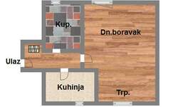 Jednosoban stan, Novi Sad, prodaja, 38m2, 56450e, id1060698